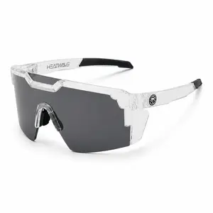 SummerHeatwave Futuristic Sport Wraparound Sunglasses for Men Women, One-Piece Shield Lens Outdoor Glasses, Lightweight Cycling Running Driving Hiking Fishing Beach Eyewear, Colorful Mirrored Y2K Visor Shades for Travel Daily Wear