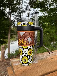 Myra Steel Sunflower Tumbler S-12058