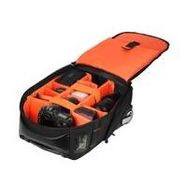 Professional Lightweight Adjustable Trolley Camera Backpack - Rolling Cart Trolley Bag for Photographers, 1 Laptop Storage, Tripod Compatibility, Lens & Camera Accessories Hold, Durable Build, Handle