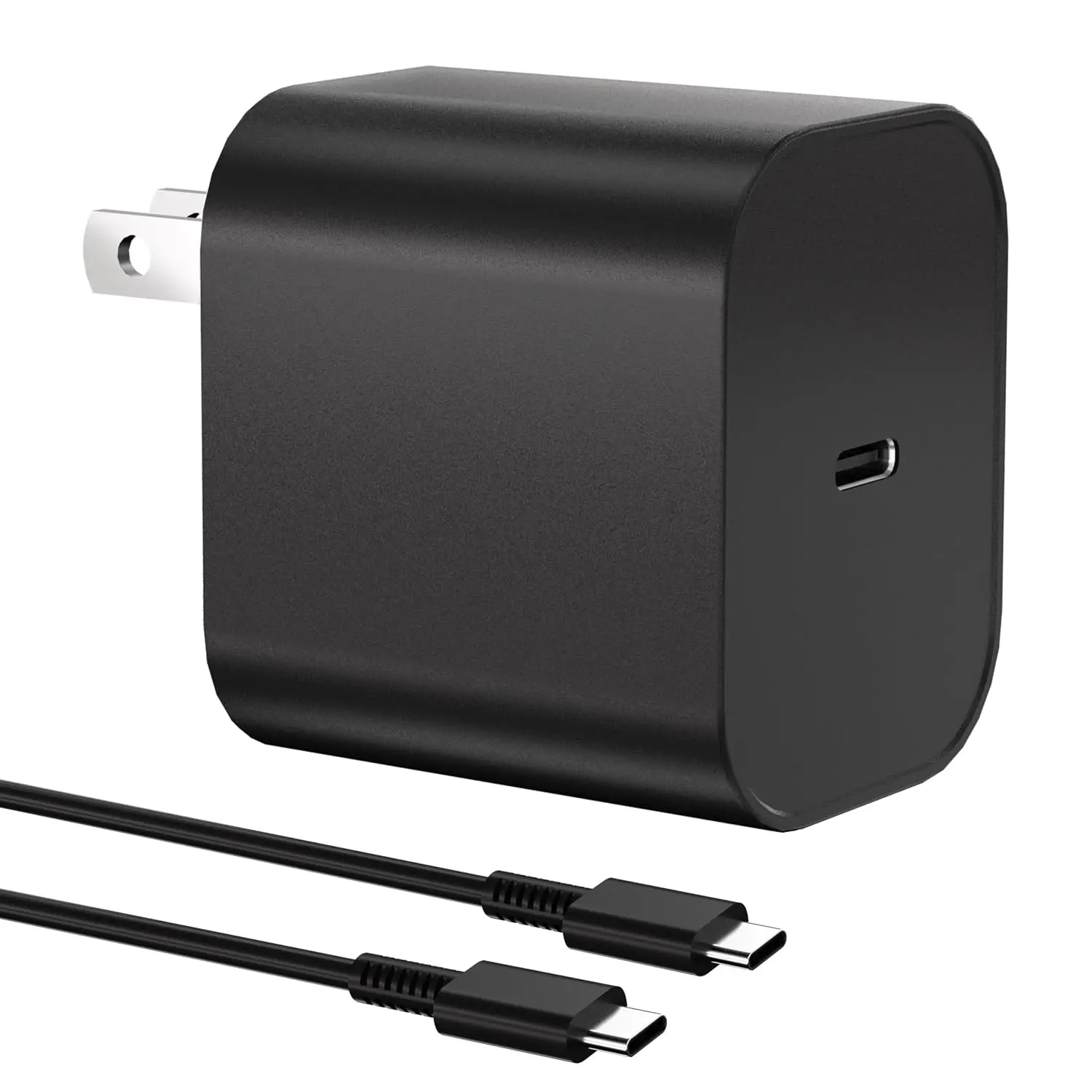 Switch 2 Charger 60W PD Fast Charging Electronic Charger Set - US Plug Switch 2 AC Adapter + Cable for Switch 2, Overheat Safe Replacement for iPhone 17/16/15 Pro Max, AirPods, iPad (International Travel Compatible)