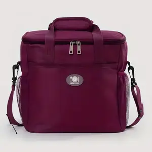 Insulated Lunch Bag for Men, Large Leakproof Cooler Bag with Adjustable Shoulder Strap for Office Work Picnic
