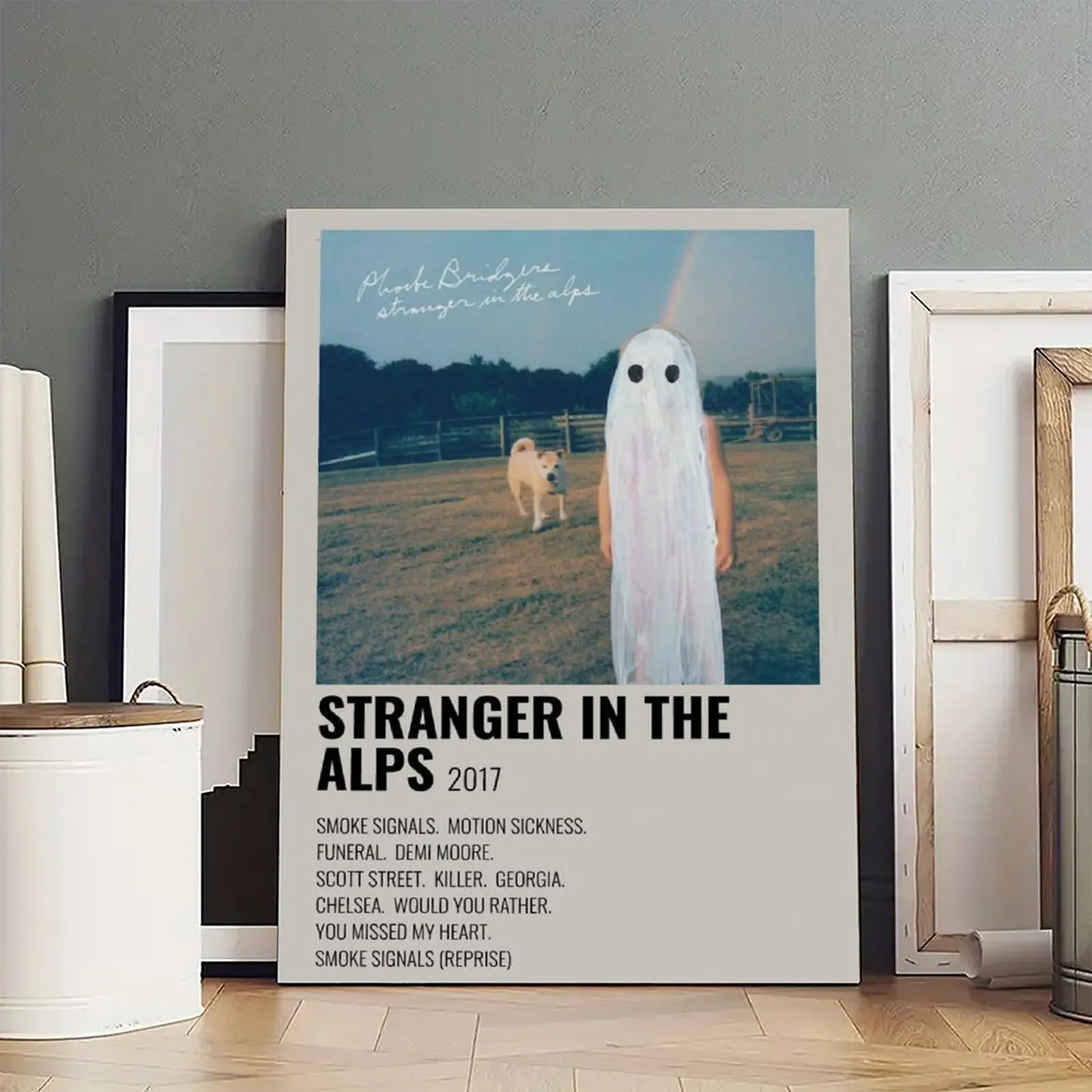 Stranger in The Alps by Phoebe BridgersPoster Photo Canvas Frameless Cover Poster Artwork Canvas Wall Art Room Decoration Hanging Chart Printing Canvas Printing Room Aesthetics