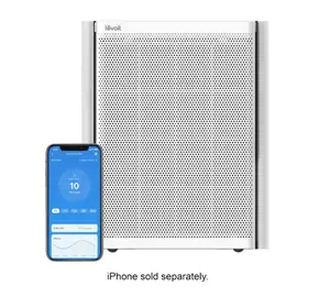 Levoit - EverestAir-P 549 sq ft Smart Air Purifier - White