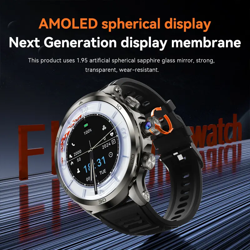 H19 Global Version Smart Watch| Round Display, SIM Calling, Camera, Heart Rate Tracking