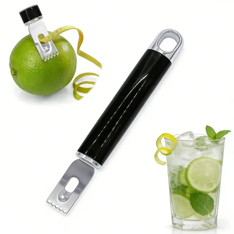 1pc/3pcs 2-in-1 Lemon Peeler & Zester for Home Bar Use,Lemon Peeler