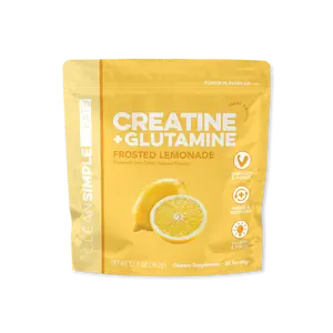 Creatine + Glutamine: Frosted Lemonade (30 Serving Bag)