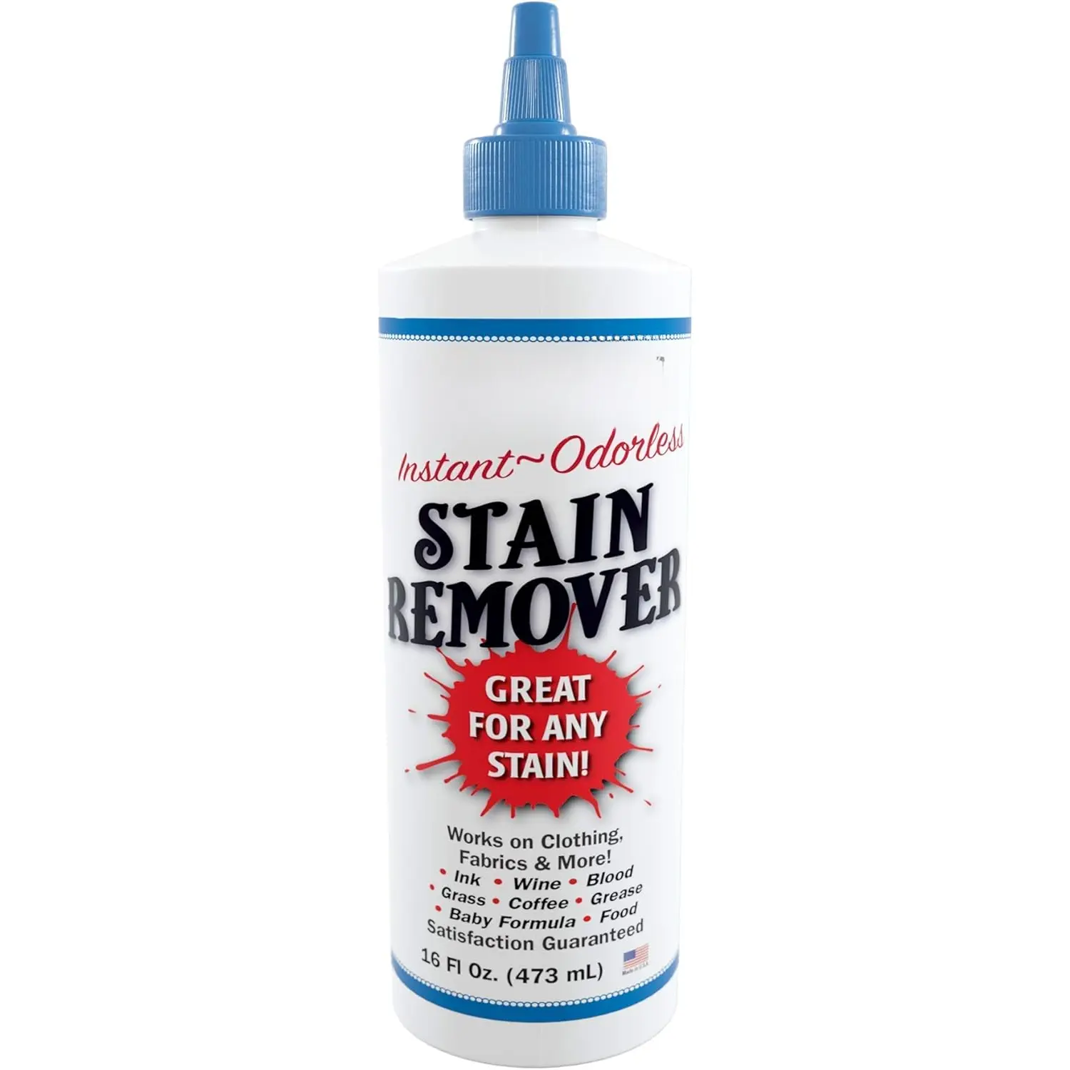 and  Stain Remover-  Stain Remover for Carpet, Clothes, Sheets and Mattress - Garment and Fabric Laundry Stain Remover - 16oz