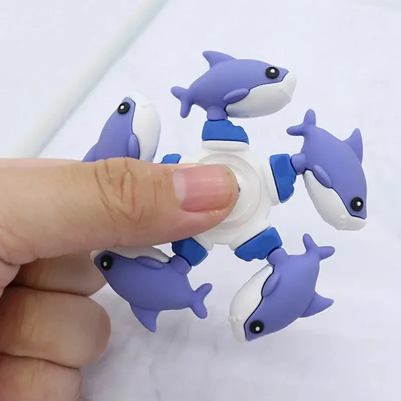 Brain Gyro Finger Rotator, Hand Gyroscope, Pin-type Gyroscope, Tung Sahur Tralalero EDC Finger Gyroscope, Finger Stress Relief