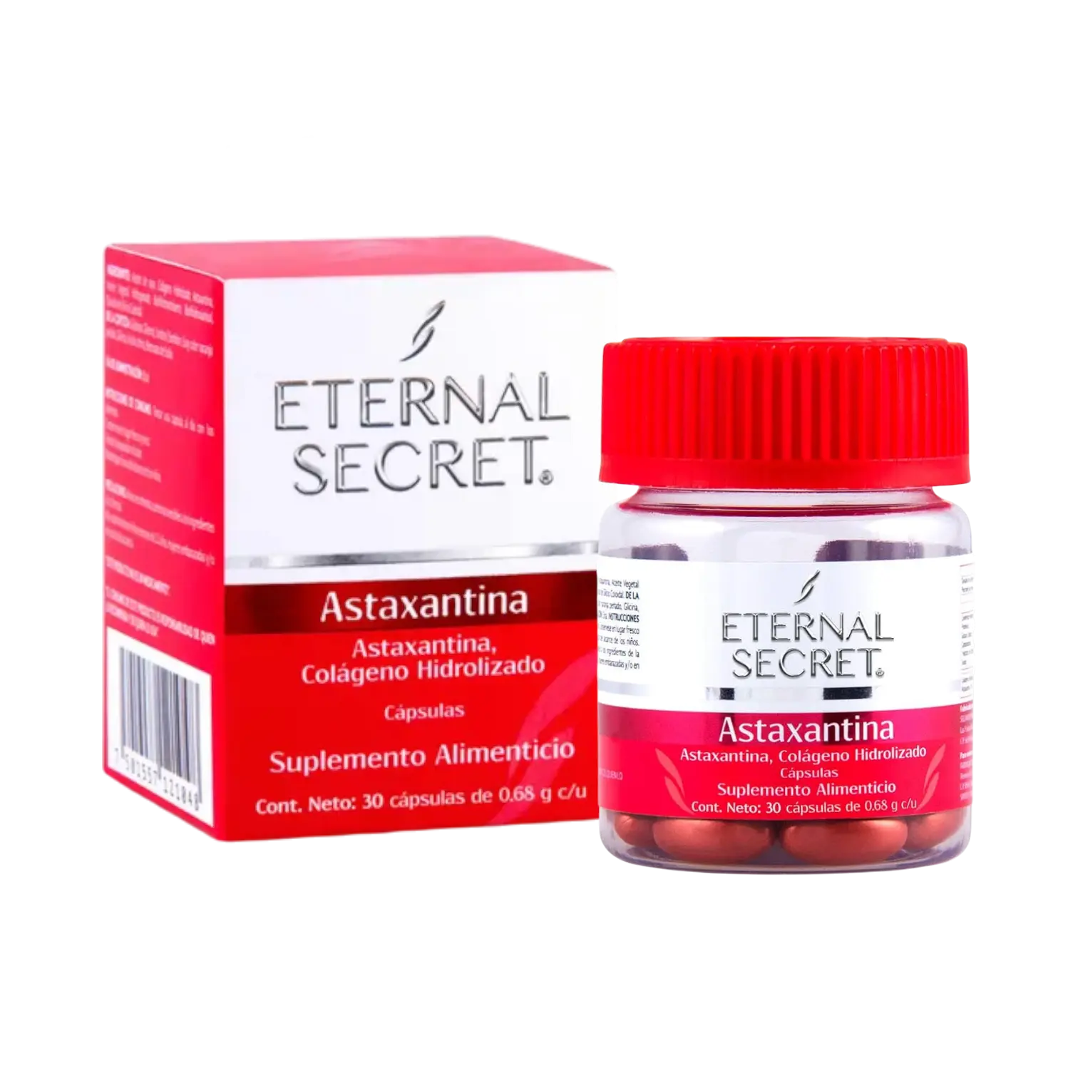 Eternal Secret Astaxantina – Edible Dietary Supplement (Capsules, 90 Units)
