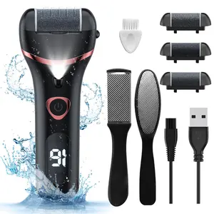 Electric Callus Remover, USB Rechargeable Pedicure Tool for Smooth Feet, Daily Foot Care for Dry Cracked Skin, Intuitive Interface, Home Spa Equipment, Lightweight