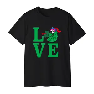 Phanatic LOVE Philadelphia Baseball T-shirt, Graphic Tees for Men, Trendy Sportswear Outfit, Game Day Gifts, Vintage Summer Shortsleeve, Casual Crewneck Design