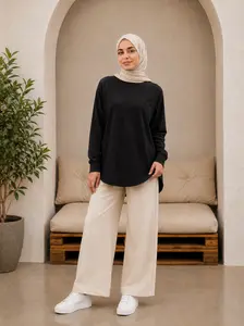 Women's Modest Hijabi Loose-fitting Cotton Tees