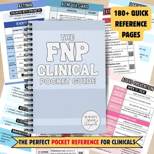 The FNP Clinical Pocket Guide 2026 Edition | Family Nurse Practitioner Student Pocket Guide | FNP Reference Guide