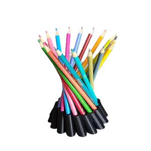 Znet3D Spiral Pencil Holder - Hyperbolic Desk Organizer for Colored Pencils and Pens - Hold 16 Pencils (pencils are not included)