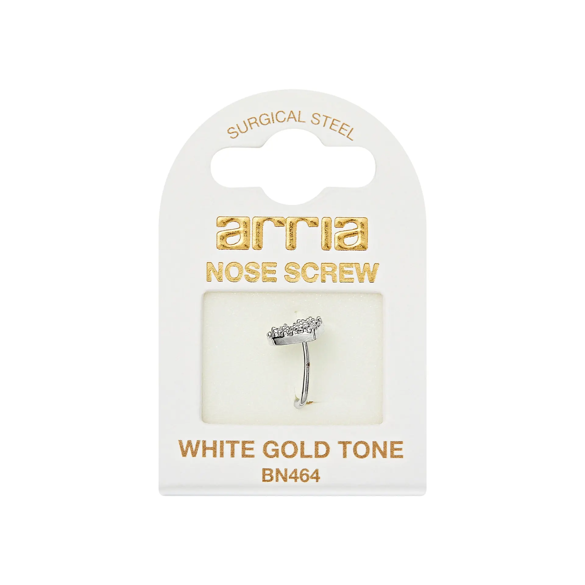 ARRIA BY KISS BN464 W.G NOSE SCREW HEART