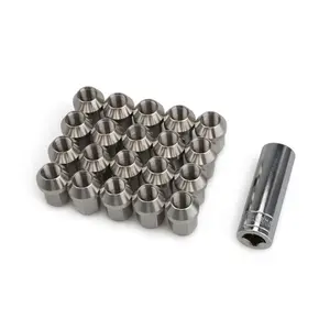 20pcs/set 304 Stainless Steel Car Wheel Nut Lug M14*1.5 /35mm length HEX 19mm Automotive Accessories