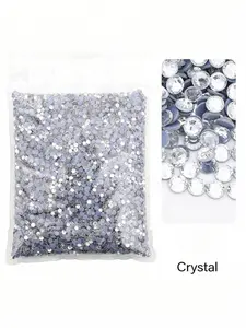 Aesthetic Shiny Hotfix Flat Back Rhinestones 14400Pcs Mixed Color Decoration Bling Gems
