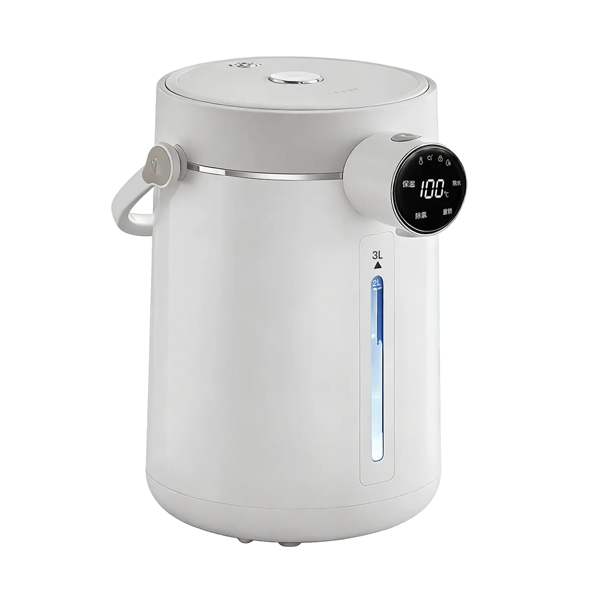 Bear Instant Hot Water Dispenser, 3L Smart Stainless Steel Electric Kettle, White, Fast Heating for Baby Formula & Beverages