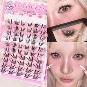 60 Cluster False Eyelashes, Eyelash Extensions, Single Cluster, DIY Lash Extension, Japanese Korean Style, C Curl, Natural Realistic, Segmented, Beginner Length 10mm-13mm