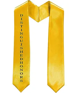 Adult Embroidery Graduation Honor Stole 60'' Unisex in Various Colors
