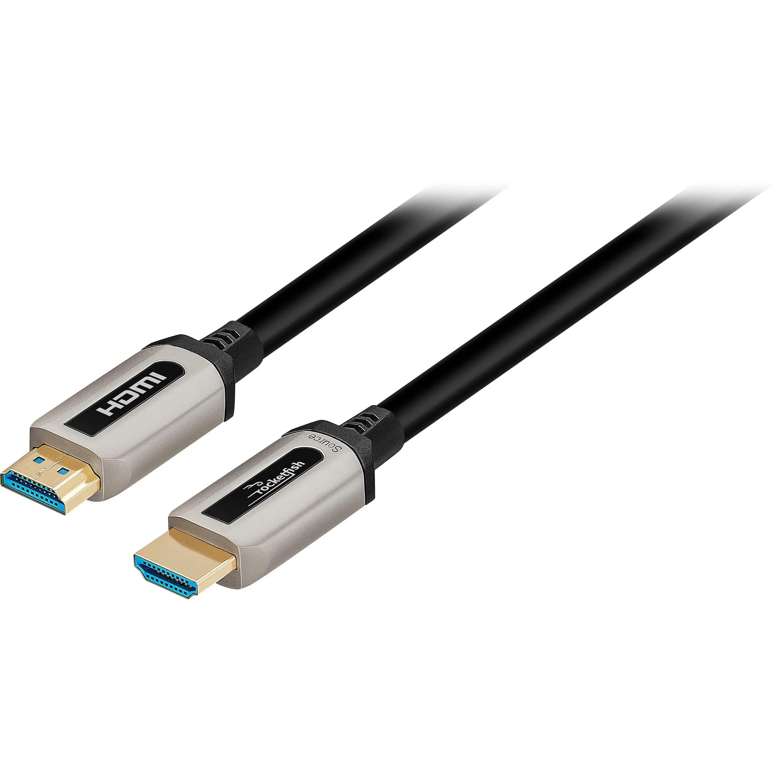100' 4K UltraHD In-Wall Rated Fiber Optic HDMI Cable with HDR Support