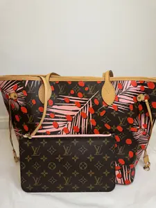 Pre-owned Louis Vuitton canvas Shoulder Bags Monogram Jungle Dots Neverfull MM – Limited Edition