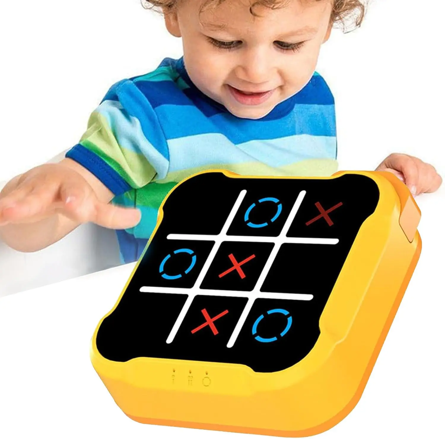 Handheld Puzzle Game Console,Tic Tac Toe Bolt Game Educational Road Trip Activities for Kids,Board Games,Portable Travel Games for Car Ride,Board Games for Kids and Adults,Birthday Gifts for Ages 3+