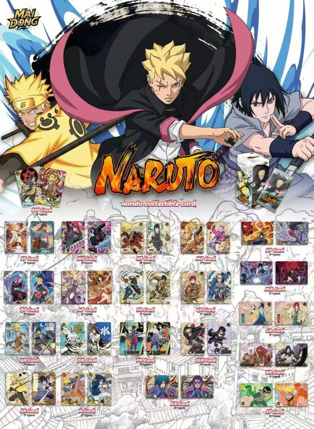 Maidong Naruto Collectible Card Box