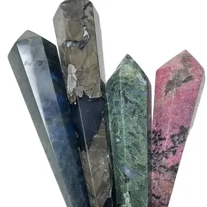 Natural crystal wand different materials