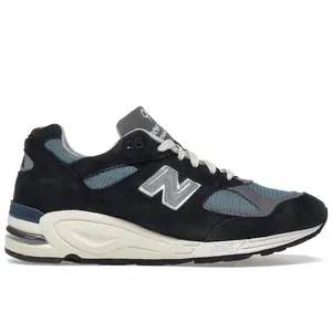 New Balance Men's 990v2 MiUSA Teddy Santis Navy Castlerock, from StockX