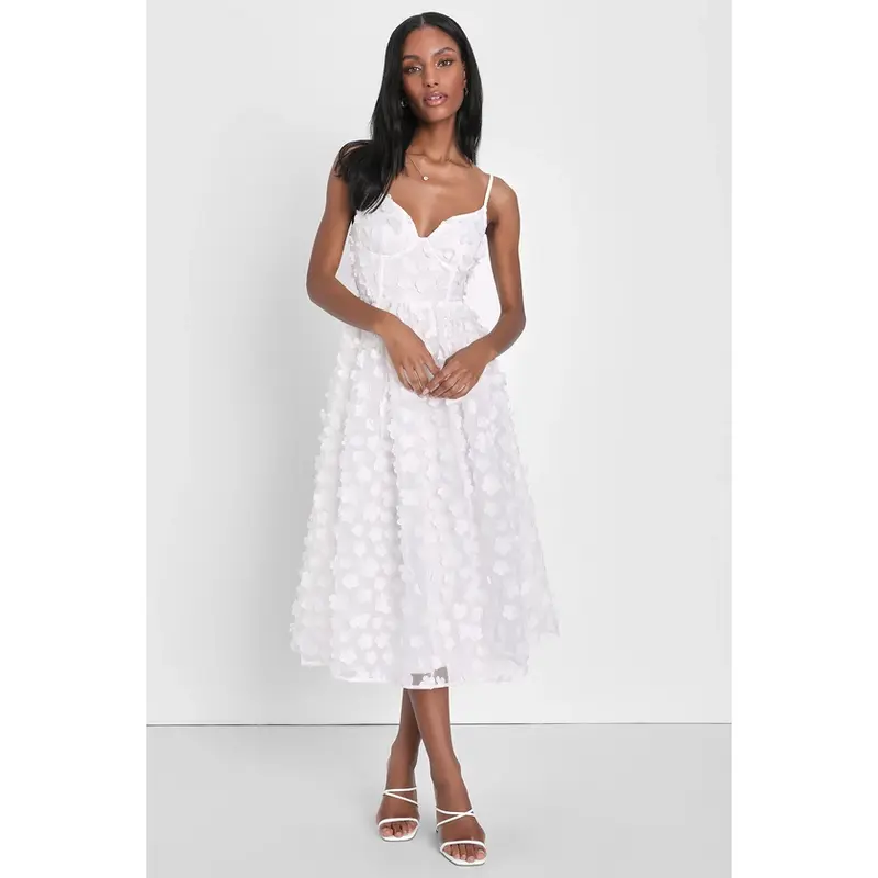 astr the label wedelia floral bustier dress - TikTok Shop
