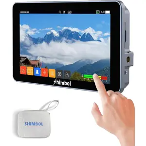 M5 Camera Field Monitor,5.5 inch 1200nits High Brightness 4K HDR HDMI 1920x1080 IPS Field Monitor with 3D LUT, False Color, Waveform, Focus Peaking for DSLR Cameras