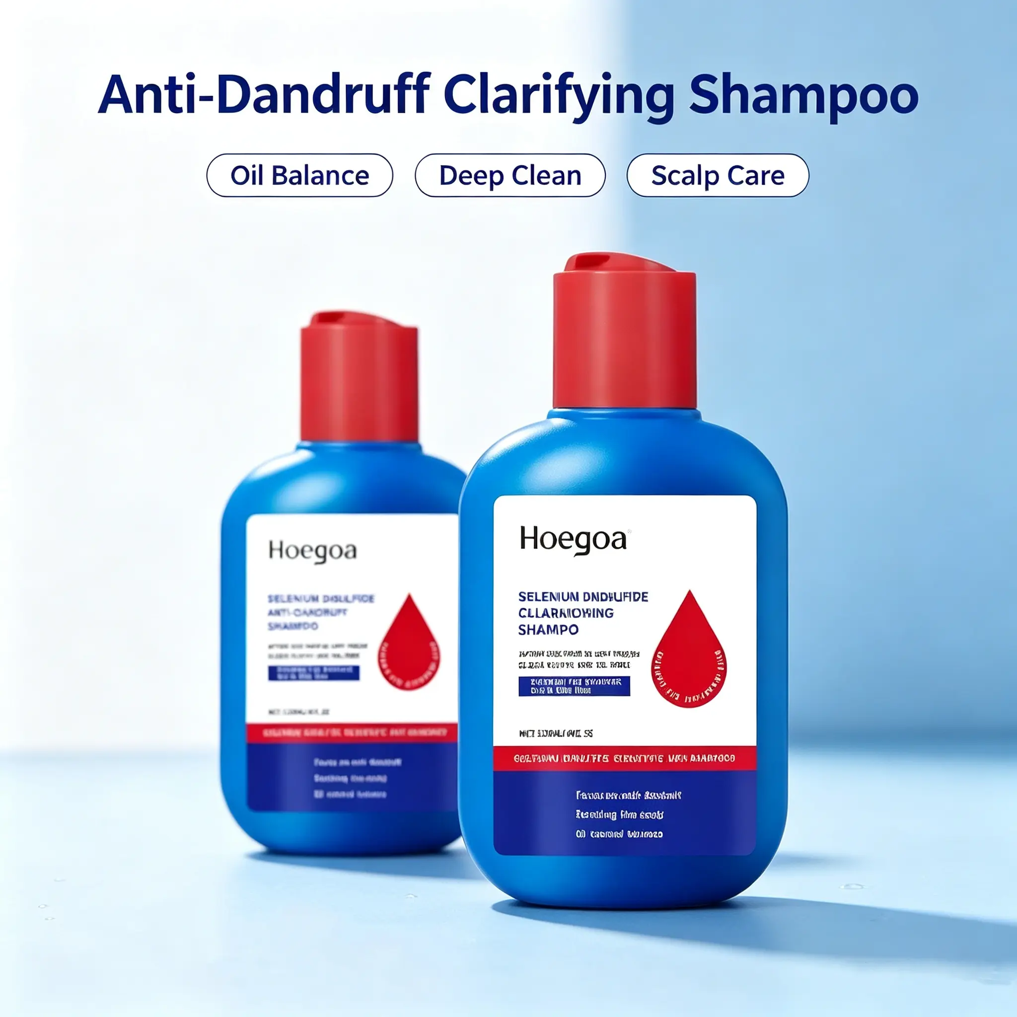Selenium Sulfide Antifungal Cleansing Shampoo - 120ml Scalp Revitalizing Haircare Product for Dandruff & Itch Relief, Oil Balance, Nourishment, Glossy Hair, Men & Women