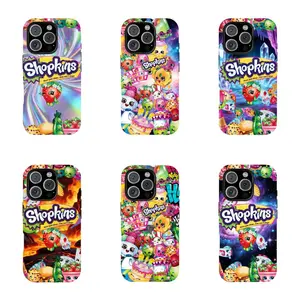 Shopkins cartoon print phone case, suitable for iPhone 11-17 Pro Max/Plus