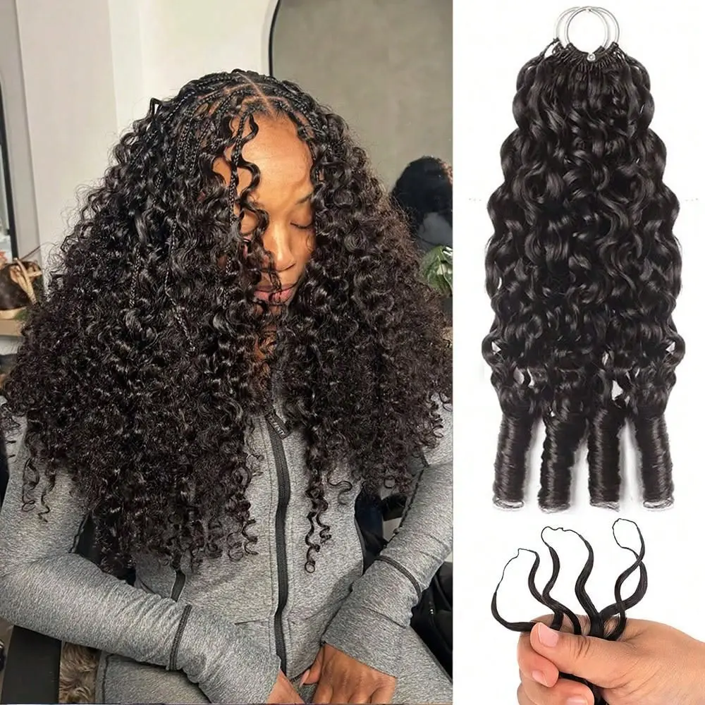 Burmese Curly Crochet Human Hair 