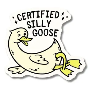 Funny Vinyl Sticker – Hilarious, Unhinged Waterproof Sticker for Laptops, Water Bottles & More – Choose 1 Goofy Design