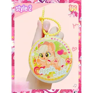 1 piece of the new cute cartoon accessory for a small horse - a lovely wallet keychain bag hanger decoration for couples, car keychain pendant, small gift. It is the best holiday party atmosphere decoration for friends, perfect party decoration,