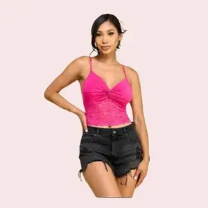 Women's Twisted Front Bralette Cami