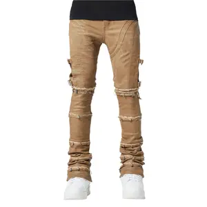 GUAPI WAXED CONVERTIBLE DENIM JEANS