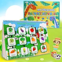 35 Themes Bilingual Busy Book(English & Spanish)