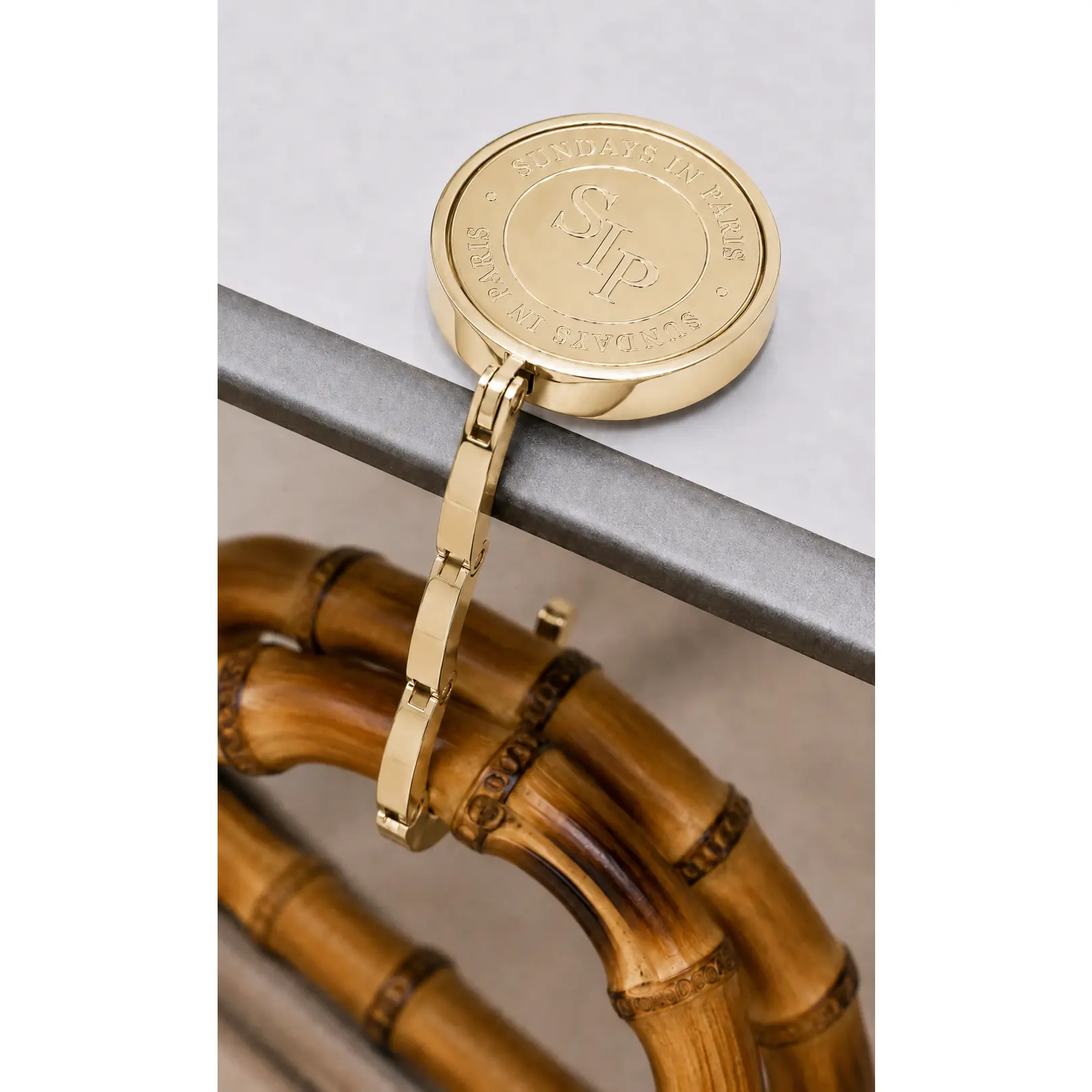 petite gold purse hook