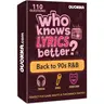 QUOKKA Lyric Challenge Trivia Card Game Set - 110 Throwback Cardboard Cards, 90s R&B Music Trivia Questions, Adult Tabletop Game, Screen Time Alternative for Party Night Singing Fun, Tabletop Games