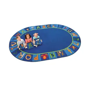A to Z Animals! Rug (6'9" x 9'5" Oval)