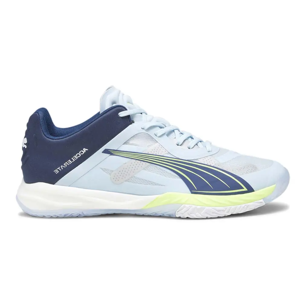 PUMA Mens Accelerate Nitro Sqd Racket  Sneakers Shoes - Blue