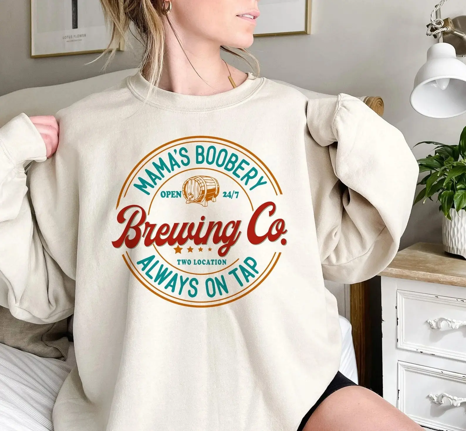 Mama's Boobery Shirt, Brewing Co Sweatshirt, Breastfeeding Gift, Mamas Boobery, Funny Mom Shirt, New Mom Gift, Mom Shirt