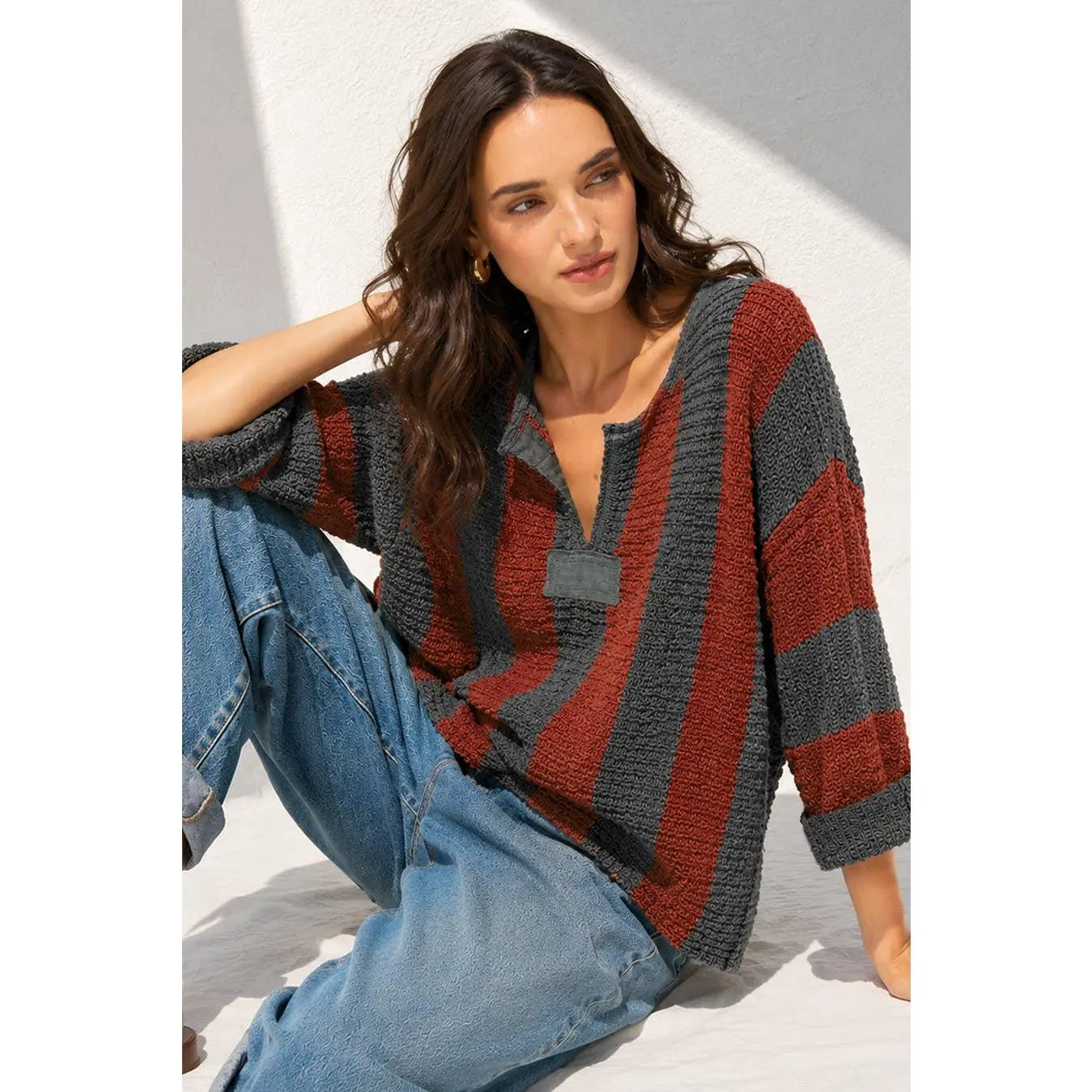 BEST-SELLING Vertical Striped Sweater
