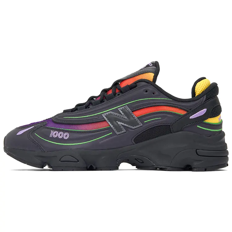 New Balance 1000 Black Reflective Comfort Low Top Commuter Running Shoes Unisex M1000TP
