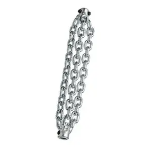 Ridgid 632-64333 Flex Shaft 3-Chain Knocker with Carbide Tip for 4 in. Pipe, 0.31 in. Cable
