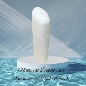 His Servants Hands Natural Deodorant Scented with Cool Water Simple & Effective for Everyday Use US Product Body Care Daily Natural Homemade Formula