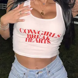 Cowgirls Break Hearts Cute Graphic Tank